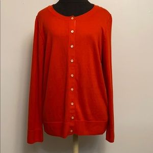 Gap Orange Cardigan